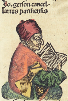Afbeelding van Jean Gerson uit Houtsnijwerk